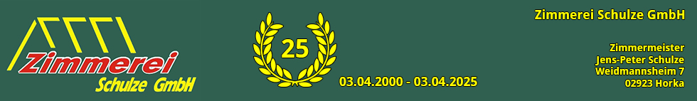 Zimmerei Schulze logo 11 12 2023